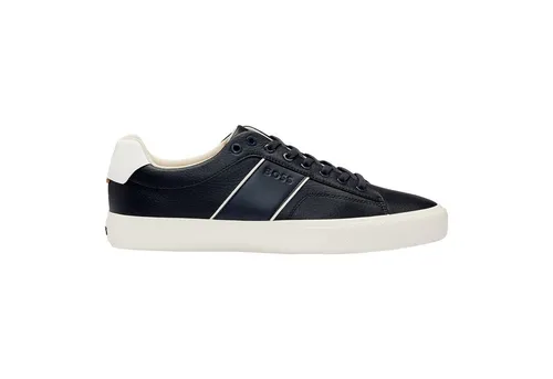 BOSS Aiden_Tenn_grltp Herren-Sneaker - Hochwertige Herren-Sneaker mit Schnürbändern, Innenfutter und stilvollen Besätzen sowie Logo-Prägung für einen modischen Look.