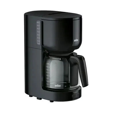 Braun KF 3120 PurEase - Filter-Kaffeemaschine für bis zu 10 Tassen, mit Überlaufschutz und integriertem Wasserfiltersystem für verbesserten Kaffeegenuss
