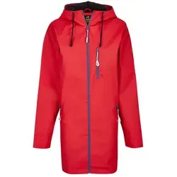 Michael Heinen Regenmantel Damen Neuwerk rot 38 - Funktionsjacke, wasserdicht und ideal für regnerische Tage, mit praktischem Reißverschluss und 4 Taschen für zusätzlichen Komfort.