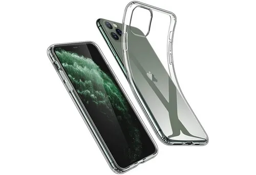 CoolGadget Handyhülle Transparent Ultra Slim Case für Apple iPhone 11 Pro Max 6,5 Zoll, Silikon Hülle Dünne Schutzhülle für iPhone 11 Pro Max Hülle