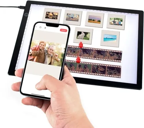 Ultradünner Diascanner mit LED Lichtpaneel