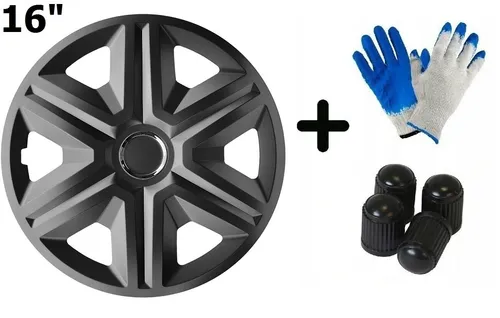Radkappen Fast Lux Graphite NRM 16
