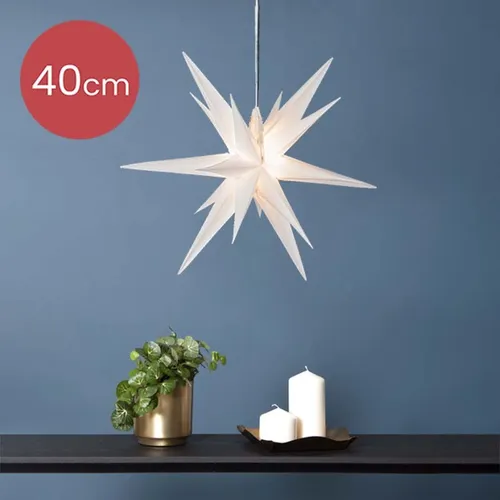 LED 3D Stern mit Timer für Weihnachten