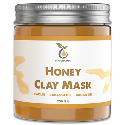 Produktbild Honig Gesichtsmaske 250g, Pflege Gesicht Mitesser Pickel, Kosmetik Honigmaske