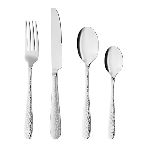 GRÄWE Besteckset Gent, 24-teilig für 6 Personen - Hochwertiges Edelstahl Besteckset mit zeitlosem Design, ideal für elegante Tischdekorationen. Perfekt für festliche Anlässe oder den täglichen Gebrauch.