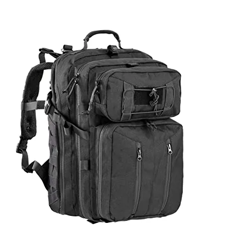 DEFCON 5 Robuster taktischer Rucksack ROGER Everyday 40 Liter, Schwarz