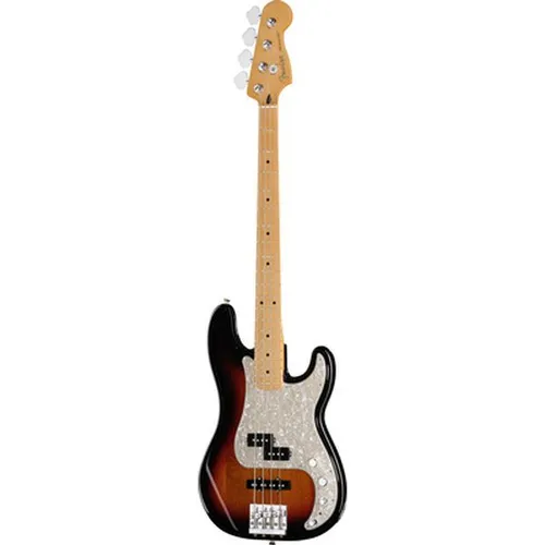 Fender Player II Mod P Bass MN 3TS - PJ-Bass mit modernem C-Hals und Noiseless Tonabnehmern für vielseitigen Klang; inkl. Deluxe Gig Bag für optimalen Schutz und Transport.