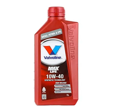Valvoline Motoröl 10W-40 MaxLife Teilsynthetiköl Motor Öl ACEA A3/B4 API SN API CF 1L