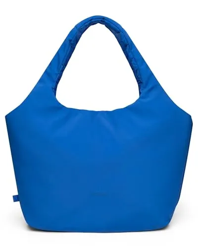 Johnny Urban Shopper Tasche Damen Blau - Cleo - Wendbare Tote Bag im Puffy Design - Die Cleo ist eine wendbare Shopper Tasche mit 12 Litern Volumen. Sie bietet smartes Management deiner Essentials und ist wasserabweisend. Ideal für den Alltag, mit bequemem Tragegefühl und stylischem Design.