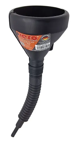 Einfülltrichter Öltrichter Trichter 2-tlg flexibel Schlauch Sieb KFZ Öldienst