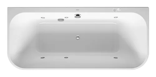 Duravit Whirlwanne „Happy D.2“ 1800 × 800 mm mit Jet-System von Duravit