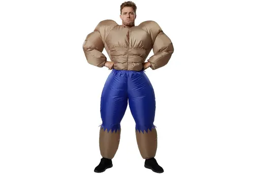 tectake® Aufblasbares Kostüm Bodybuilder von dressforfun