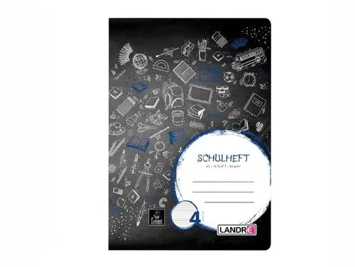 Schulheft Heft liniert DIN A5 Lineatur 4 liniert ohne Rand 16 Blatt 1