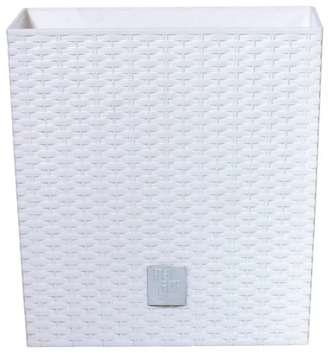 Prosperplast Blumentopf Rato low, 32 cm, UV-beständig - Hochwertiger Blumentopf aus Kunststoff mit einem Fassungsvermögen von 21 l. Ideal für den Innen- und Außenbereich, inklusive Einsatz für vielseitige Pflanzmöglichkeiten.