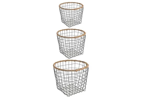 Körbe Schwarz von IDIMEX