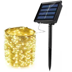 Solar LED Lichterkette 12m