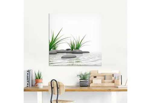 Artland Glasbild 3D Steine von ARTland