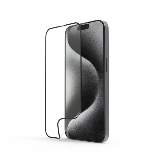 Klare Bildschirmschutzfolie Kunststoff 9H für Apple iPhone 16 Pro Max Schlagfest, Kratzresistent, Splitterfrei, Schockresistent 222791 Super Hybrid