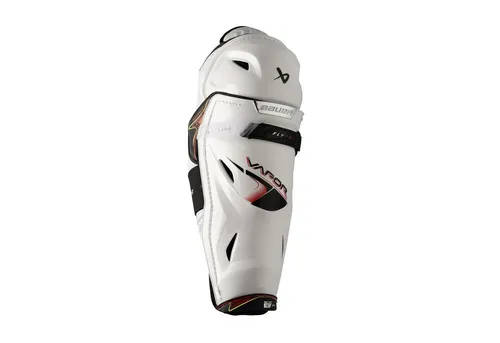 Bauer Schienbeinschoner Vapor FLYPRO - Jr. 11.0 (28) - Leichter und flexibler Schienbeinschoner für junge Hockeyspieler, bietet optimalen Schutz und Bewegungsfreiheit beim Spiel.