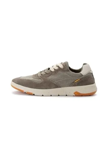 CAMEL ACTIVE Herren Sneaker, Gr. 46, grün (khaki) - Sportliche Chunky Sneaker aus Veloursleder und Textil in Jeansoptik, ideal für Freizeit und Alltag, mit Schnürung für perfekten Halt.