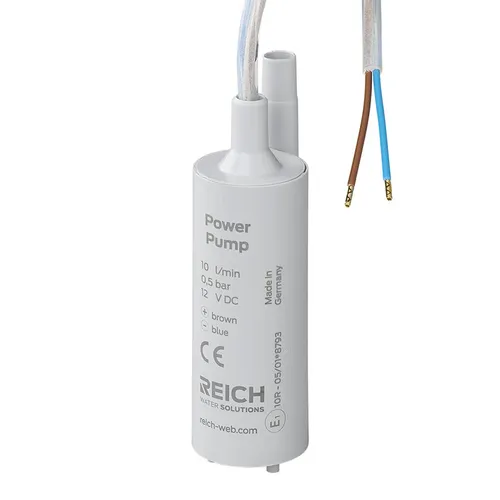 Tauchpumpe 12V-10L kompakte Wasserpumpe für Wohnmobil, Wohnwagen, Caravan & Boot