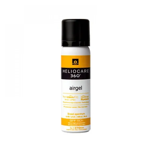 Heliocare 360 SPF 50+ Aerogel Gesicht 60ml - Sonnenschutzmittel für das Gesicht, mit innovativem Aerogel für leichte, nicht fettende Textur und optimalen Schutz vor UV-Strahlen.