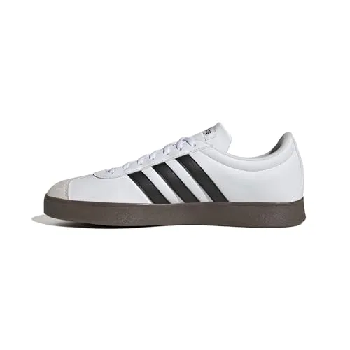 Adidas Herren VL Court Base Schuhe, FTWR White/core Black/Grey one, 43 1/3 EU