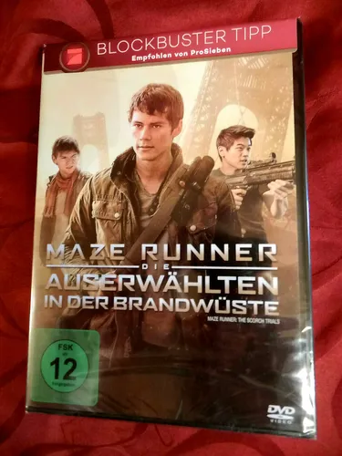Maze Runner - Die Auserwählten in der Brandwüste - DVD NEU in Folie - Sci-Fi -