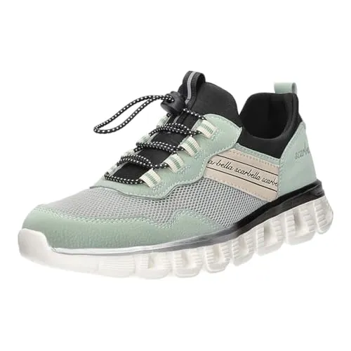 scarbella LD-23391D-SA Damen Slipper Casual Größe 41 - Slipper & Mokassins für Damen, mit weichem Obermaterial und flexiblem Fußbett für optimalen Tragekomfort den ganzen Tag.