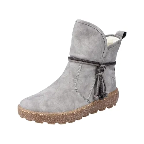 Rieker Damen Stiefeletten N1070 - Warmfutter und flexible Laufsohle, ideal für Komfort beim Wandern