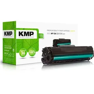 KMP H-T117 Toner für HP 12A Q2612A XXL - Tonerpatronen mit XL Druckleistung von 4000 Seiten, recycelt und umweltschonend, ideal für HP LaserJet Drucker und Made in Europe.