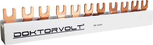 Phasenschiene Gabel PS/G 4P 11-polig 16mm2 100A Doktorvolt