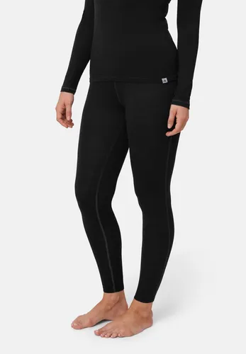 DANISH ENDURANCE Thermounterhose Merino für Damen - Funktionsunterwäsche in schwarz, ideal für Klettern, Wandern und Ski. Hergestellt aus 80% Merinowolle für optimale Wärme und Komfort.