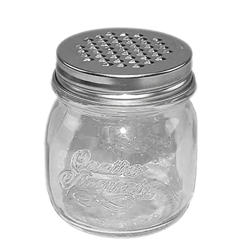 Bormioli Rocco Vier Jahreszeiten die Genietti Spitze Reibe, Edelstahl, Stahl, 7 cm