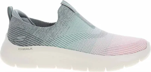 Skechers Damen Sneakers Grau/Mehrfarbig 39 EU - Damen-Sneaker aus hochwertigem Material, bequem und stilvoll für den Alltag.
