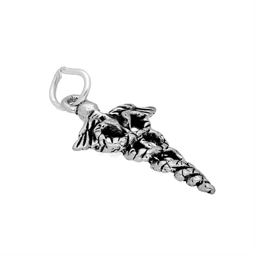TheCharmWorks Sterling-Silber Caduceus Charm Anhänger | Sterling Silver Caduceus