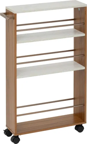 Schmaler Küchenwagen Come auf Rollen, 78 cm