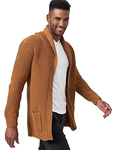 Produktbild Indicode Herren Anaheim Strickjacke mit 2 Taschen | Bequeme Winterjacke, XL