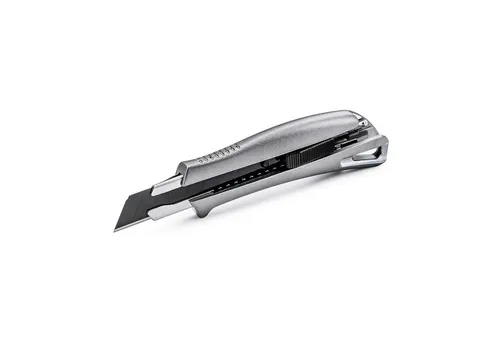 HAC24 Cuttermesser Profi Cuttermesser Teppichmesser Universalmesser Paketmesser, (1-tlg), aus Aluminium, mit scharfer Klinge