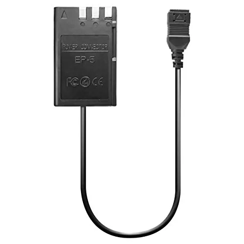 DC-Kuppler, Akkuadapter kompatibel mit Nikon EP-5 - ersetzt EN-EL9