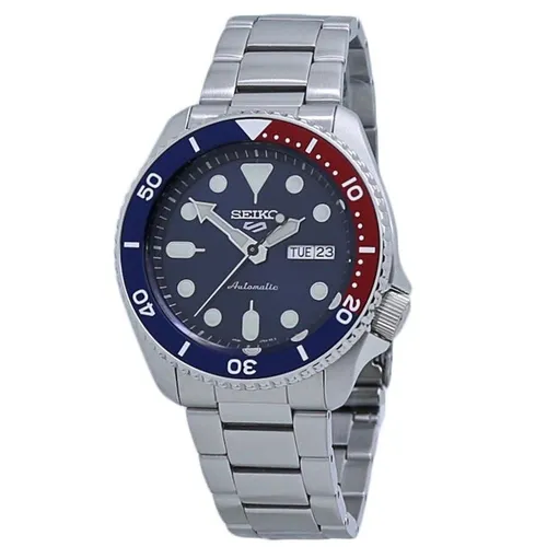 Seiko 5 Sports SRPD53K1 - Automatik Herrenuhr 43mm, 10ATM wasserdicht mit sportlichem Design und leuchtenden Zeigern