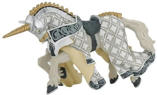 Papo 39916 Pferd des Waffenmeisters Einhorn