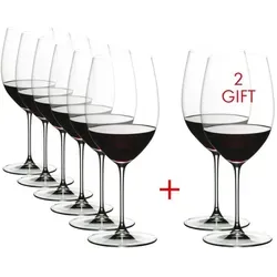 RIEDEL Veritas Rotweinglas Cabernet/Merlot 8er Set