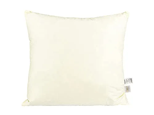 beties „PublikPrall“ Polsterkissen 60x60 cm - Kissen aus 100% echten Federn, ideal als Rückenlehne oder Bodenkissen, schadstoffgeprüft und waschbar bis 30°, umweltfreundlich ohne Umverpackung.