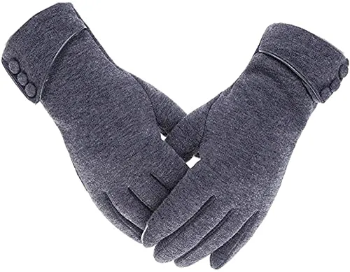 ehsbuy Outrip Womens Lady Winter Warme Handschuhe Touchscreen-Telefon Winddicht gefütterte dicke Handschuhe
