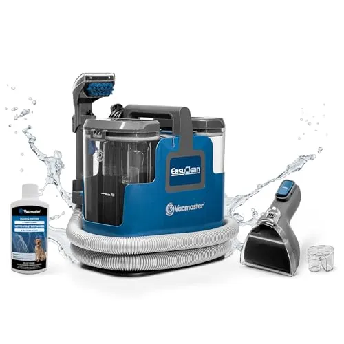Vacmaster SCB0501 Waschsauger: Leistungsstarker Teppichreiniger für Sofa, Auto & mehr - Waschsauger mit 500 W Motor und Dual-Tank-Technologie für gründliche Reinigung. Ideal für hartnäckige Flecken auf Polstern und Teppichen.