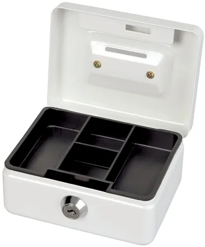 MAUL Geldkassette mit Münzeinwurf weiß