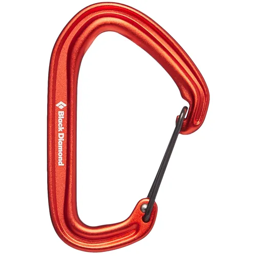Black Diamond Hotwire Karabiner (Größe One Size, rot) in rot von Black Diamond