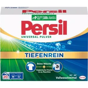Persil Waschmittel Universal Tiefenrein, Pulver, 1,26 kg, Waschladungen 20