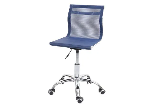 MCW Bürostuhl MCW-K53, Bequemer Drehstuhl mit Griff in blau von MCW
